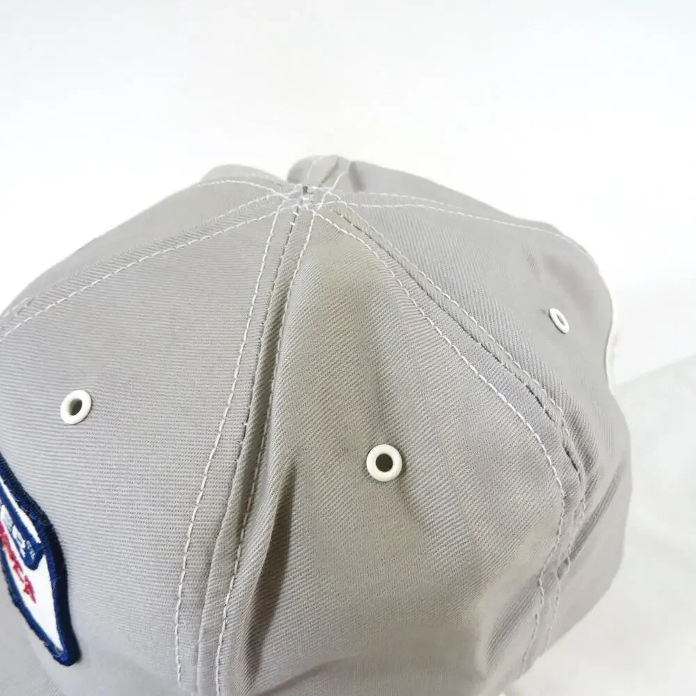 Energy Miser Grain Dryers Louisville MFG Co Hat Gray White Made in USA Snapback